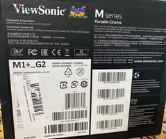 ViewSonic  M1+_G2 smart led Portable Cinema Projector 0