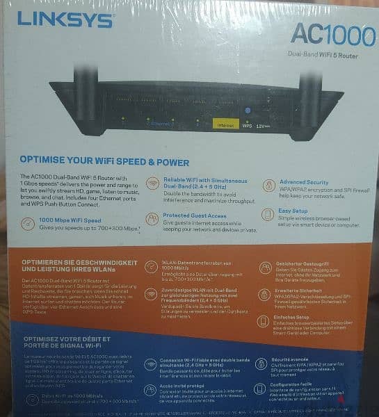 Link sys router AC1000 1