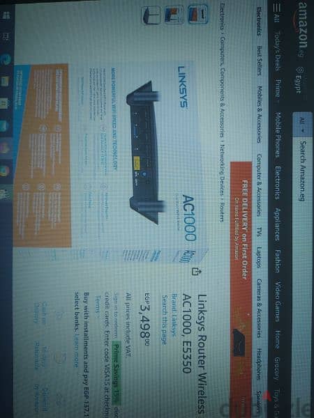 Link sys router AC1000 3