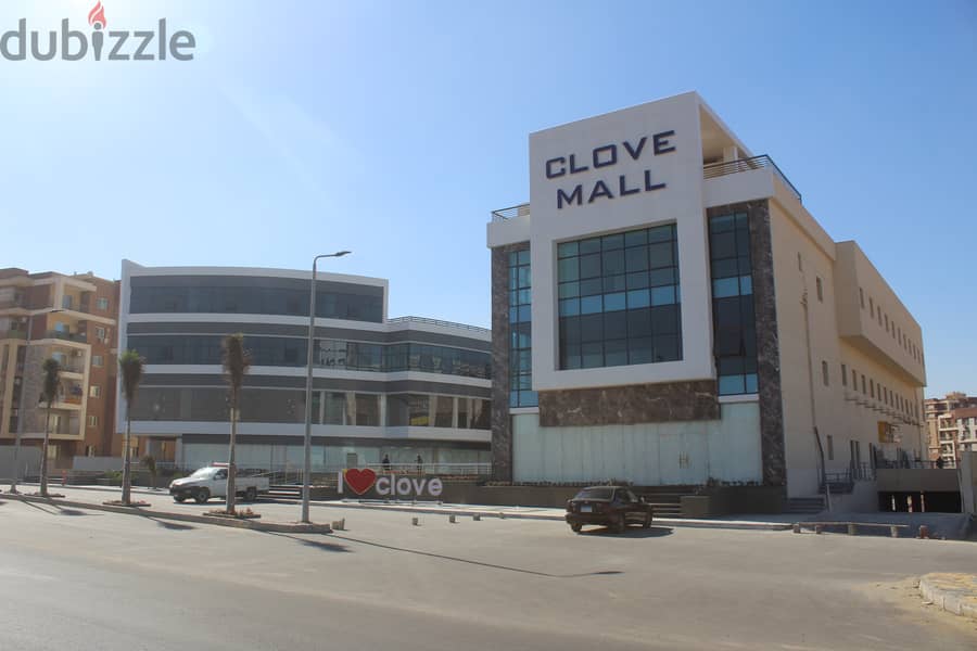 clove mall el koronfel new cairo محل للبيع 74 متر فوري بمنطقة دار مصر القرنفل التجمع الخامس 1