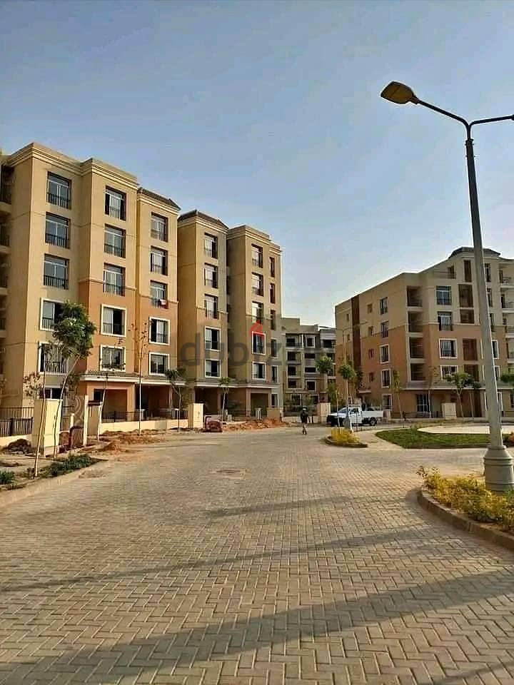 شقة ارضي بجاردن في كمبوند سراي - Sarai بجوار مدينتي 2
