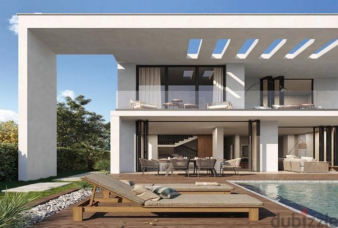 Finished Corner Townhouse villa for sale in Hills Of One New Zayed 313m with 8 installments next to Sodic  كورنر تاون هاوس فيلا للبيع في الشيخ زايد 6