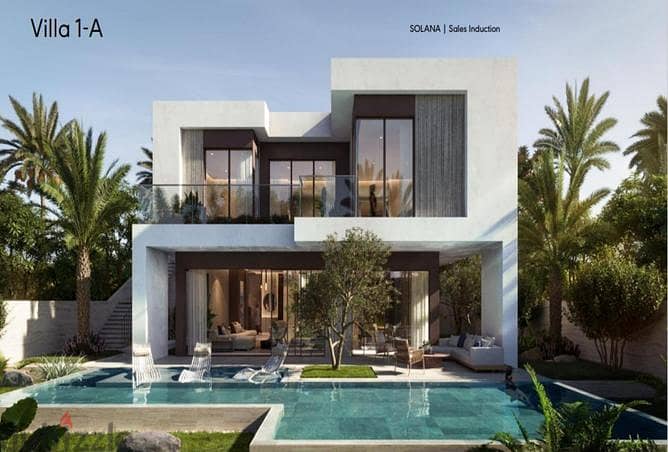 Finished Corner Townhouse villa for sale in Hills Of One New Zayed 313m with 8 installments next to Sodic  كورنر تاون هاوس فيلا للبيع في الشيخ زايد 9