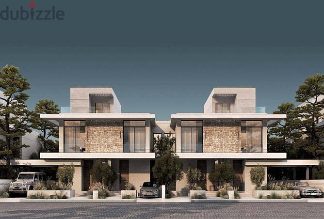 Finished Corner Townhouse villa for sale in Hills Of One New Zayed 313m with 8 installments next to Sodic  كورنر تاون هاوس فيلا للبيع في الشيخ زايد 10