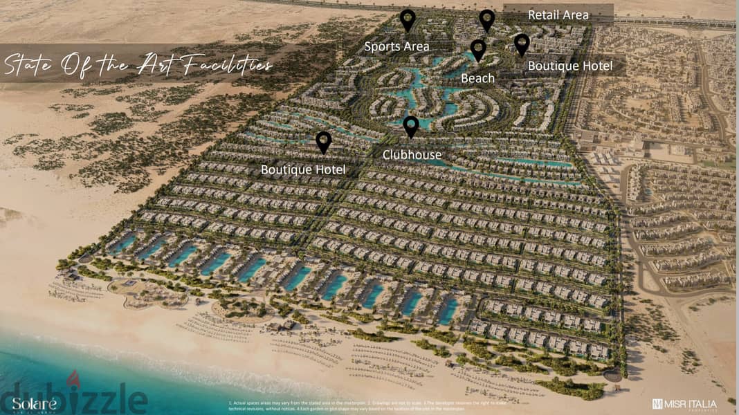 chalet resale in solare , Ras Elhekma last location  on lagoon less than company y 3 million 2 Master bedrooms 107m² delivery 2026 fully finished 11