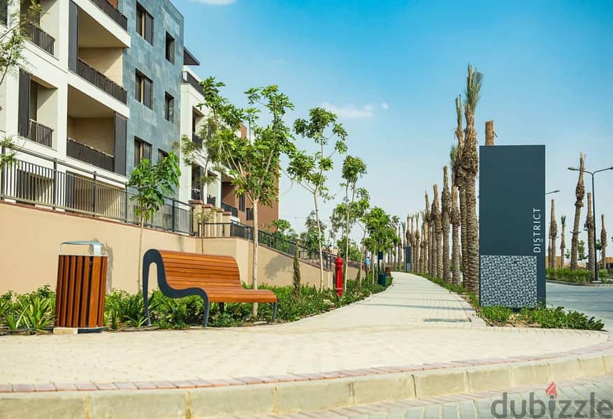 Apartment for Sale in Marakez District 5 New Cairo Ready To Move in a  Very Prime Location Open View  with the lowest price 8