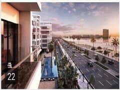 194 meter apartment with a distinctive view on the pool at a 13% discount in the first compound in New Mansoura with the most powerful developer in Eg 0