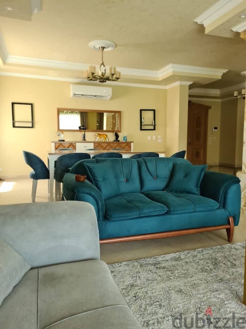 For Rent Modern Furnished Villa in Compound Aswar 8