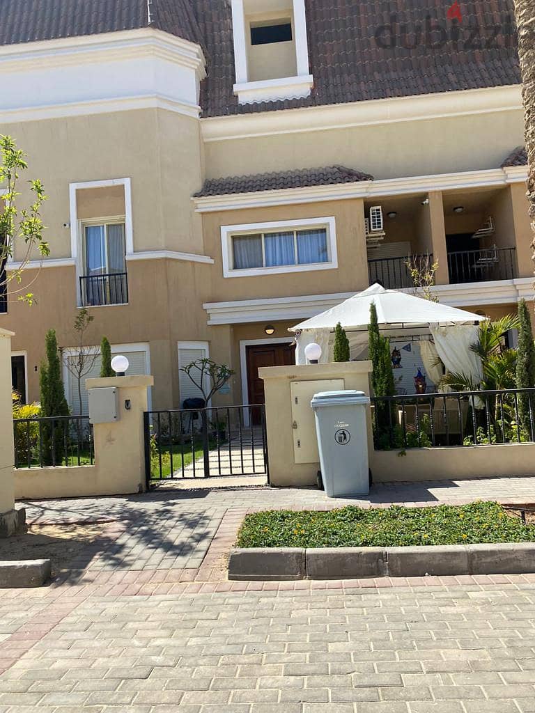 Townhouse for sale in Sarai Compound, S Villa, area of 239 sqm, with a garden of 60 sqm, a roof of 78 sqm, a wall in the Sarai city and the capital, w 13