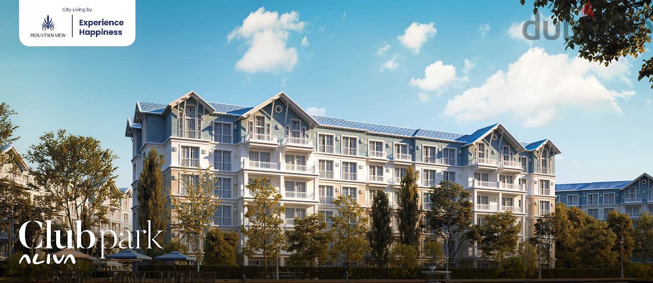 شقة كورنر 120م للبيع تقسيمة غرفتين مميزة جدا بكمبوند Aliva Mountainview المستقبل مقدم 5% وقسط على 8 سنوات 7