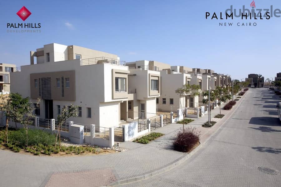 Villa for sale (townhouse) on the highest hill in Egypt in the heart of October, Palm Hills 1
