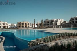 فيلا للبيع بالتقسيط على الاجون مباشرة في مكادي باى اورسكوم الغردقة Villa special location on lagoon for sale in Makadi bay by Orascom Hurghada 0
