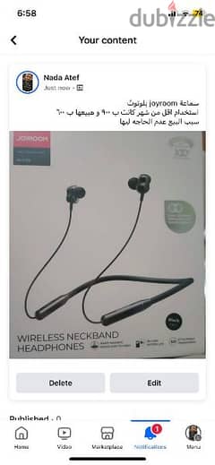 joyroom wireless neckband headphones