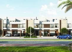 Town house middle for sale - in the Palm Hills Alexandria project, area 194.30 meters + roof 55.90 meters - and consists of:-