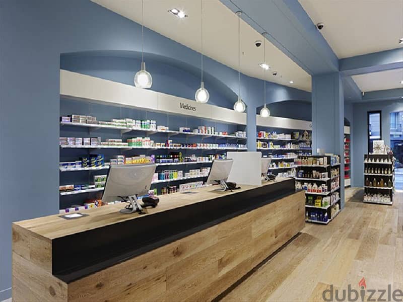 A 114-meter pharmacy in the Fifth Settlement in Narges, buildings, with a 10% down payment and payment up to 7 years, serving more than 160,000 people 2