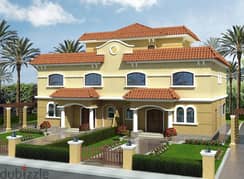 The only classic twin house villa, model J, for sale in Madinaty.