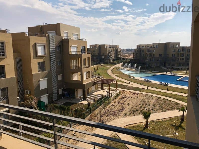 شقه بيع فيو حمام سباحه بالم هيلز  Apartment for sale pool view 4