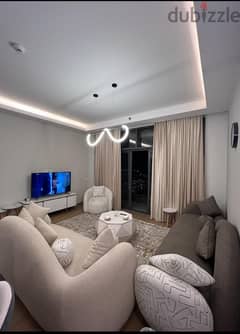 fully furnished apartment for rent in aeon towers marakez شقة للايجار في ابراج ايون مراكز بجانب مول العرب مباشرة