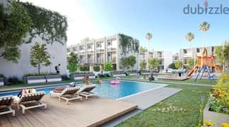 Townhouse 318 meters, finished, ultra modern, prime view, with a 10% discount, the first Emirati developer with a precedent of work on the ground, pri