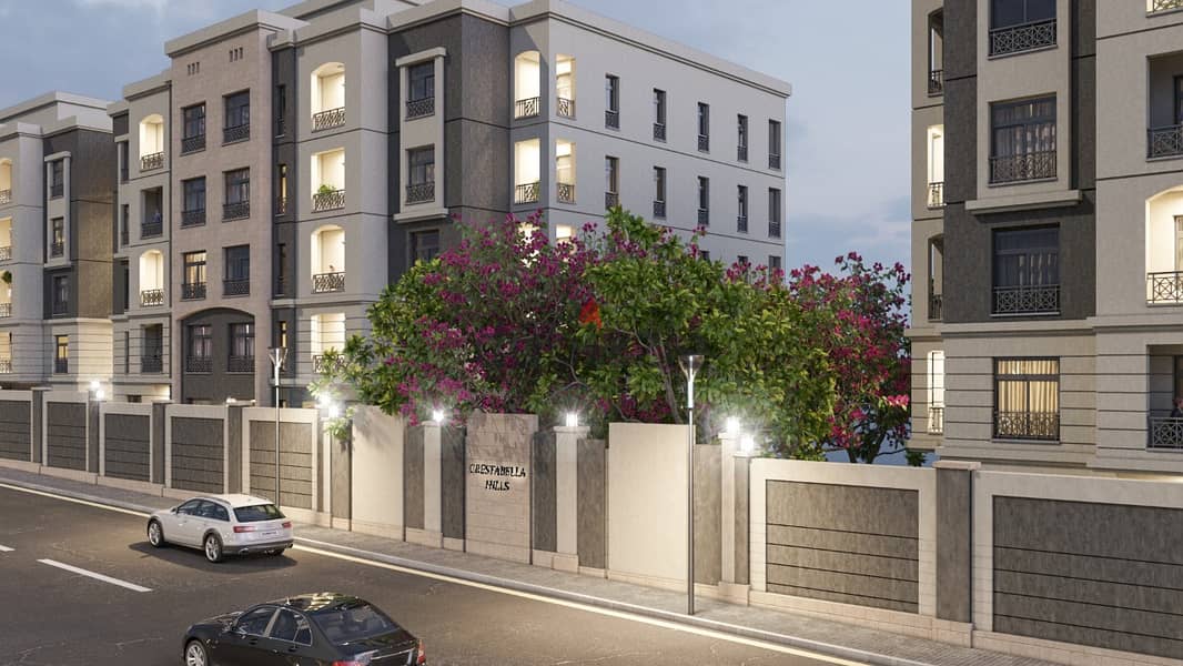 With a 10% discount, you will own an apartment and receive it at the end of the year in a distinguished compound in the settlement in front of Hyde Pa 2
