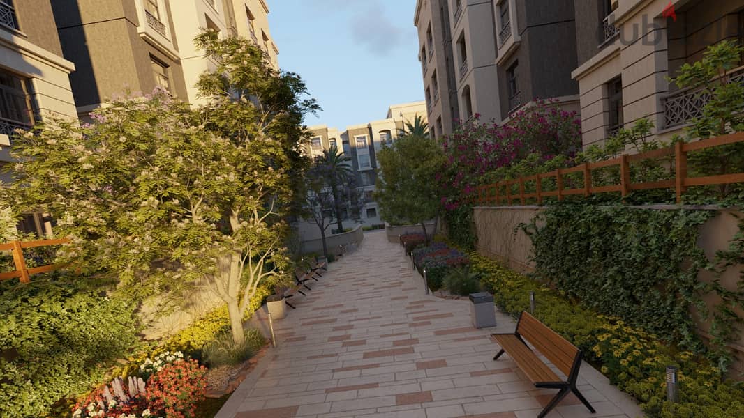With a 10% discount, you will own an apartment and receive it at the end of the year in a distinguished compound in the settlement in front of Hyde Pa 3