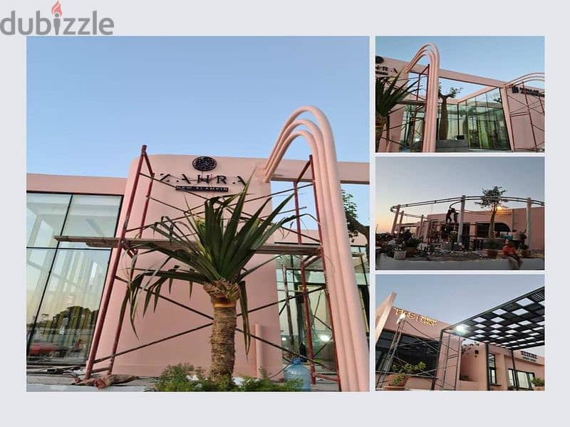 Townhouse for sale, 195 meters + roof 33 meters + garden 92 meters, resale, installments in Zahra North Coast 31