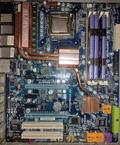 Motherboard with CPU RAMs and HDMI Card 0