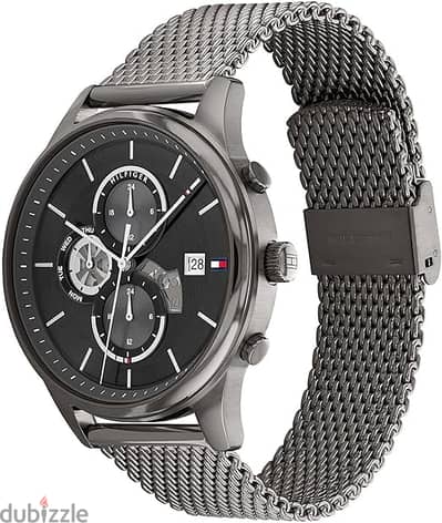 Tommy Hilfiger Analogue Watch for Men with Mesh Bracelet