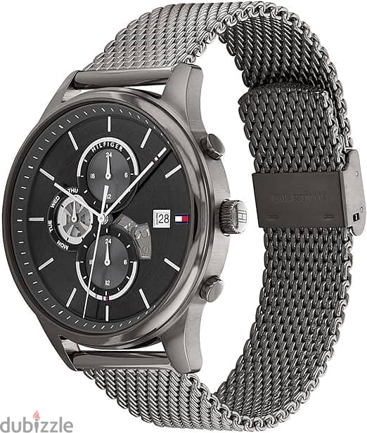 Tommy Hilfiger Analogue Watch for Men with Mesh Bracelet 0