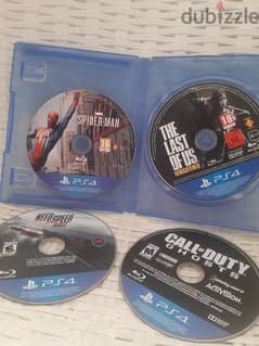 4 CD's game for PS4 like new