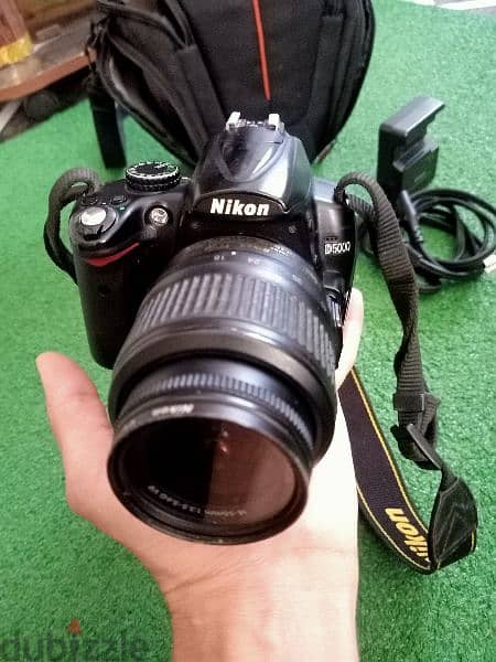 كاميرا Nikon 5000d  بكل مشتملاتها كسر زيرو بدون اى عيوب 5