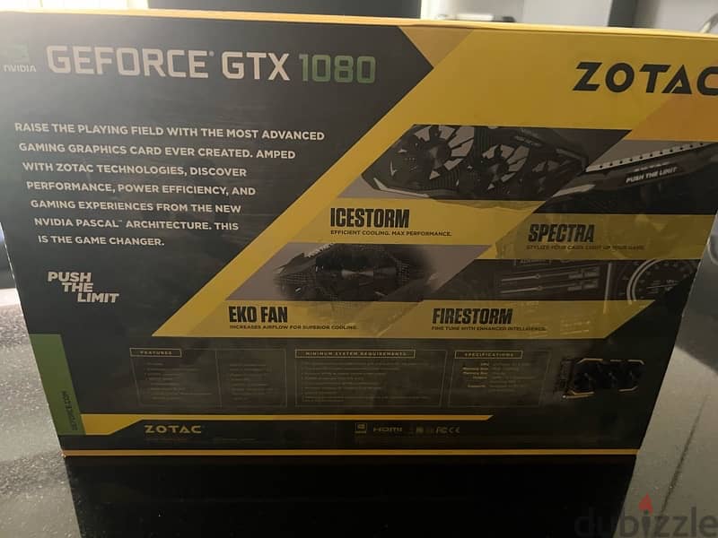 Zotac Nvidia Geforce GTx 1080 8GB VRReady 1