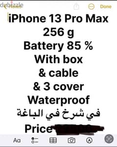 iPhone 13 pro max 0