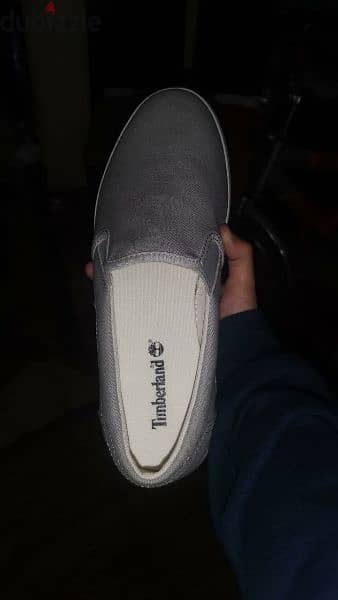 TIMBERLAND Men Grey Slip-on Sneakers. 1