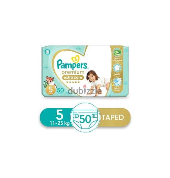 Pampers Premium Extra care diapers Size 5 1