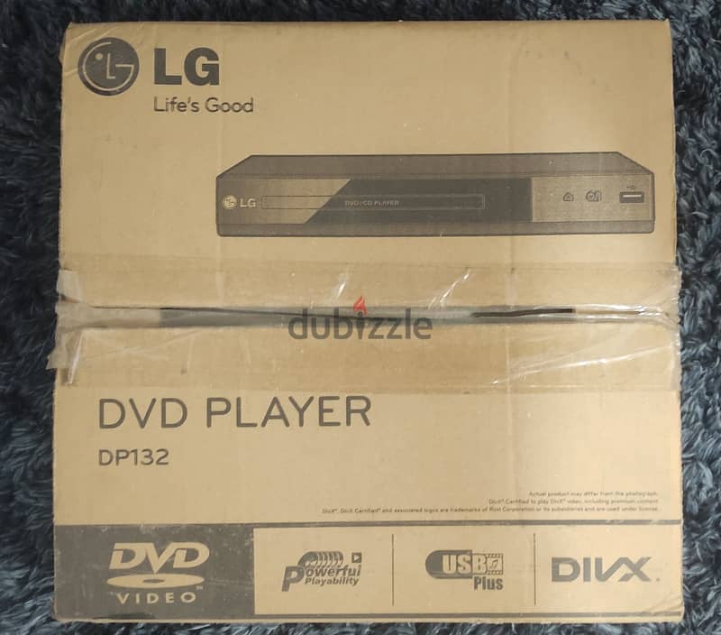 جهاز ال جي مشغل DVD مع USB , JPG Playback, MP3 و DIVX 1