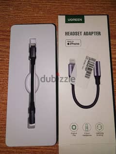 Ugreen Headset adapter from 3.5mm to lighting 0