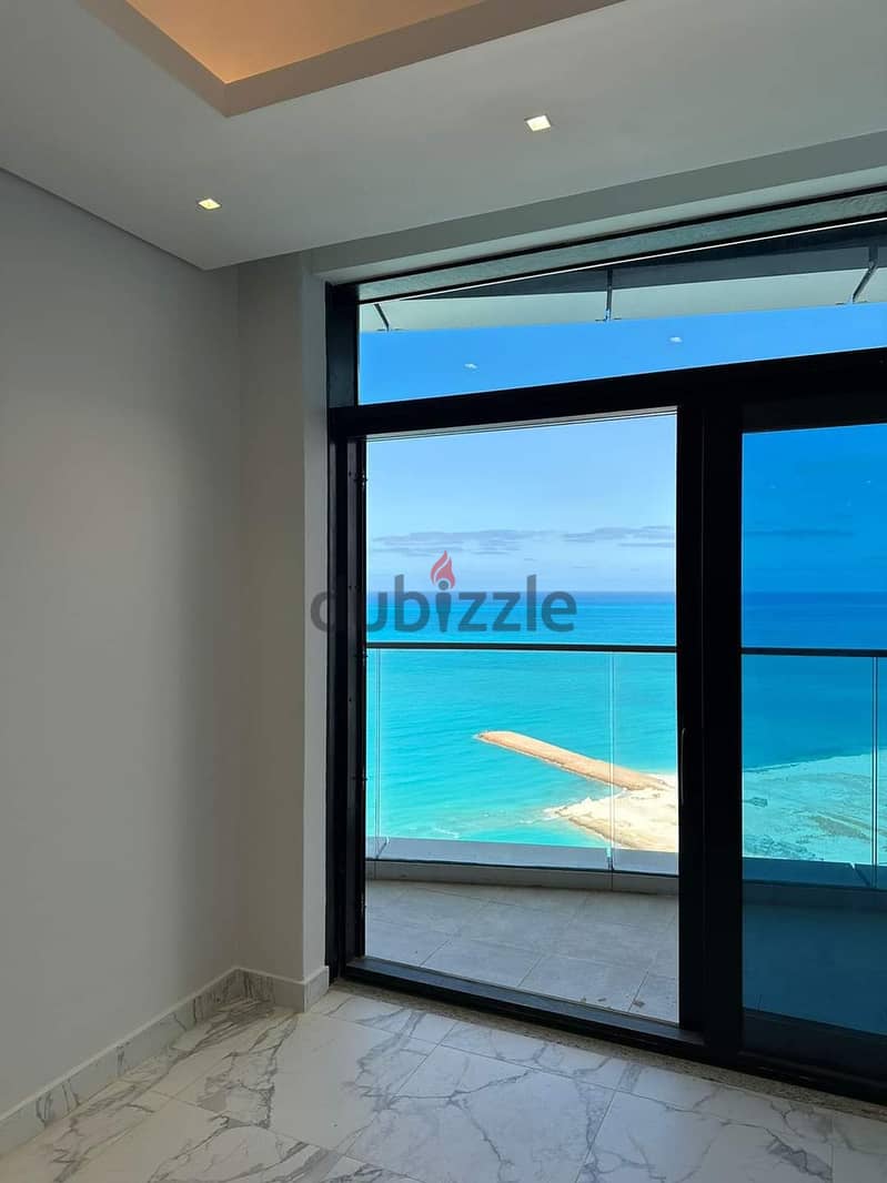 apartment 230 sqm for sale full sea view in alamein towers ( fully finshed with AC'S ) 1