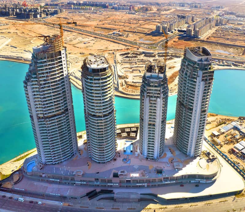 apartment 230 sqm for sale full sea view in alamein towers ( fully finshed with AC'S ) 4