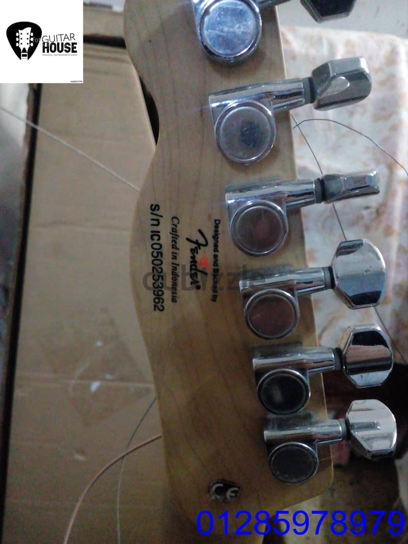 اليكتريك جيتار فيندر  fender squier stratocaster made in indonesia 6