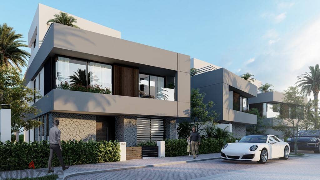 Own a 390 sqm townhouse with immediate receipt in the most luxurious and powerful developed compound in New Mansoura, in comfortable installments and 5