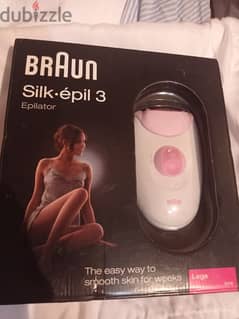 Braun silk epil 3 epilator للبيع جديدة 0