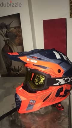 ls2 dirtbike helmet خوذة 0