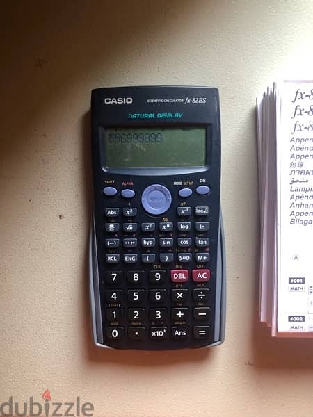 calculator Casio fx 82 es like new 4