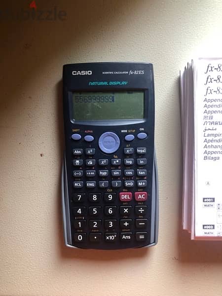 calculator Casio fx 82 es like new 5