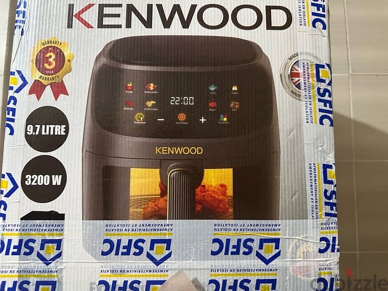 Kenwood Airfryer 10 litre  3200 watt 1