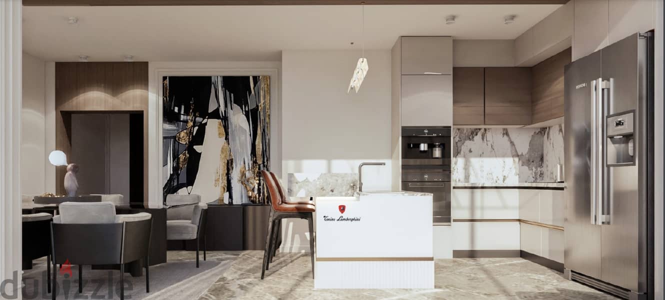 Alto Casa duplex, fully finished, Ultra Super Lux, with Tonino Lamborghini brand kitchen units and Mini Pool, 8 years installments 10