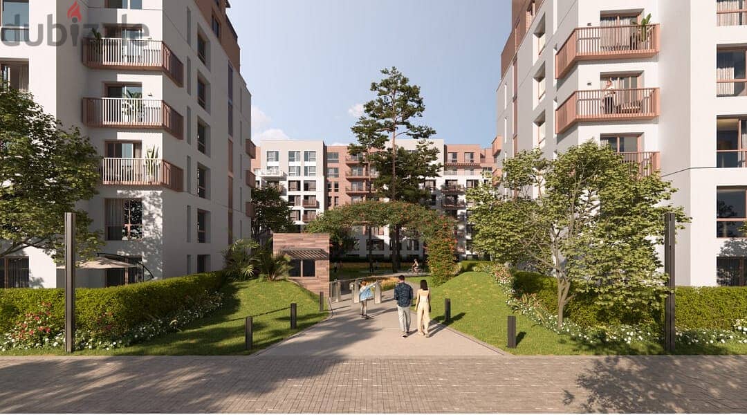 شقة للبيع 169 متر مقدم 475 الف اقساط علي 7 سنين في كموند اشجار سيتي في اكتوبر مرحلة جديدة جاردن جيت  Garden Gate - Ashgar City 4