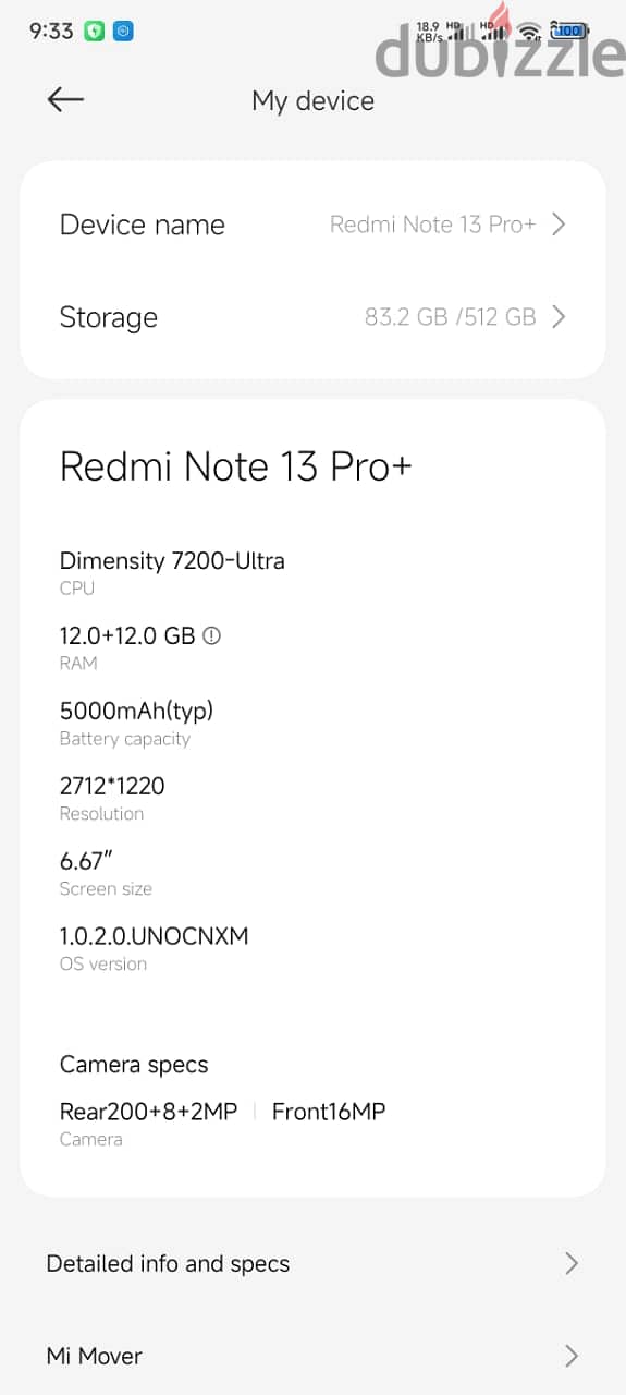 ٌRedmi 13 Pro Plus 12/512 شاومي ريدمي 2