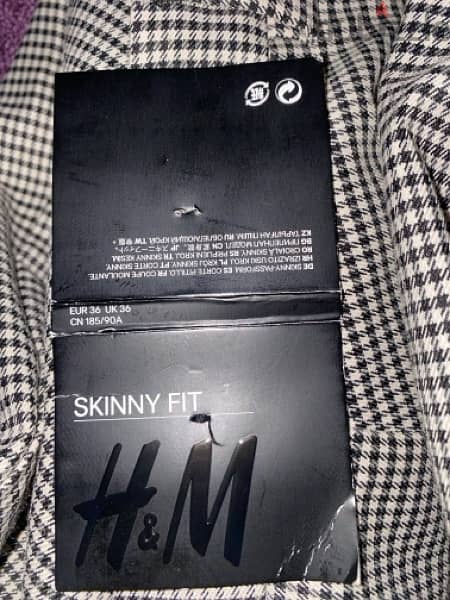 بنطلون رجالي   H&M skinny fit original 4